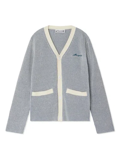 Bonpoint Kids' Albert Cardigan In Blue