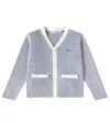 Bonpoint Albert Cotton Cardigan In Blue