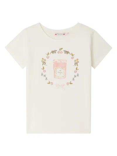 Bonpoint Kids' Alcala T-shirt In White