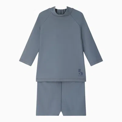 Bonpoint Aldwin Slate Grey Swimwear In Blue