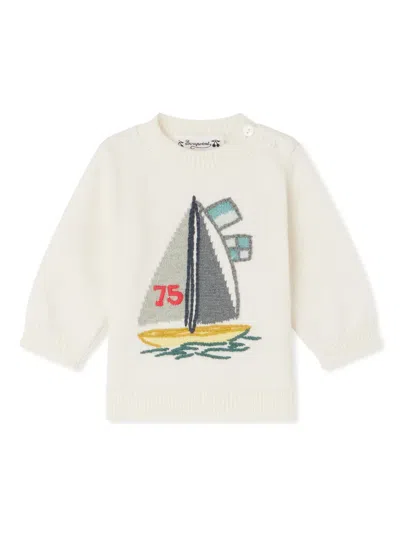 Bonpoint Babies' Almire Jumper In White