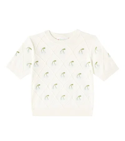 Bonpoint Kids' Alphonza Sweater In Neutrals