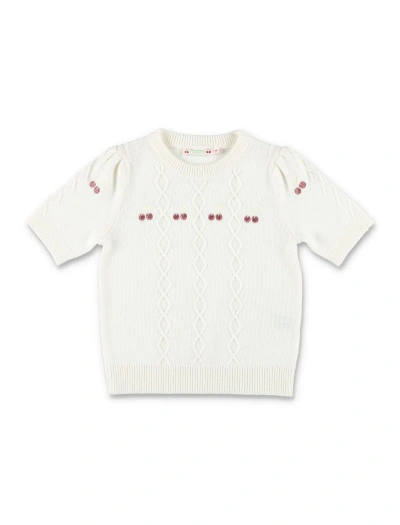 Bonpoint Kids' Alphonza Sweater In White