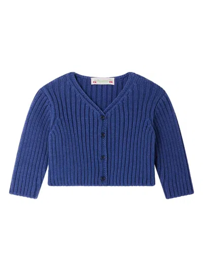 Bonpoint Babies' Amana Cardigan In Blau