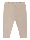 Bonpoint Andy Ribbed Leggings In Neutral