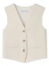Bonpoint Angus Vest In Neutrals