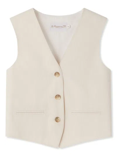 Bonpoint Kids' Angus Vest In Neutrals