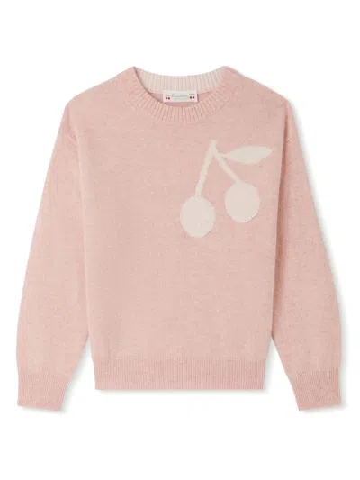 Bonpoint Kids' Anumati Cashmere Jumper In Pink