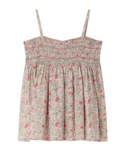Bonpoint Kids' Apolline Pleated Top In Multi