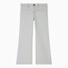 Bonpoint Aqua Blue Denim Flared Jeans In Blue
