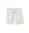 Bonpoint Ariel Printed Swim Trunks In Fl Bleu Aqua
