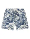 Bonpoint Ariel Swim Shorts In Blue