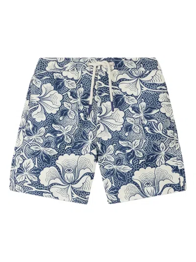 Bonpoint Kids' Ariel Swim Shorts In Blue
