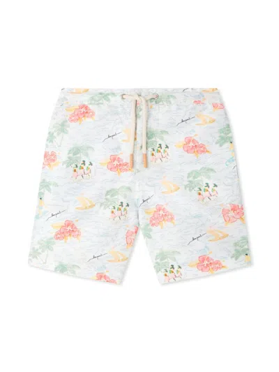 Bonpoint Kids' Ariel Swim Shorts In Blue