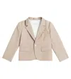 Bonpoint Aristide Linen And Cotton Blazer In Beige