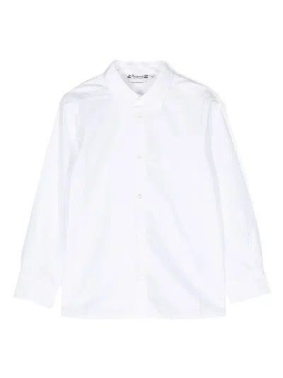 Bonpoint Kids' Aristote Cotton Shirt In White