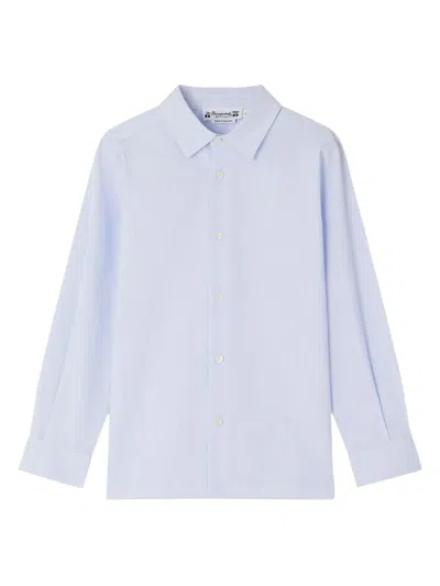 Bonpoint Kids' Tangui Striped Shirt In Blue