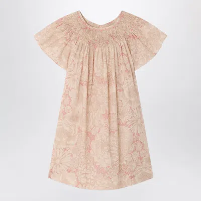 Bonpoint Arlene Mini Dress In Liberty Fabric In Pink