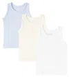 Bonpoint Set Athis Aus Drei Tops Aus Baumwolle In Multicolor