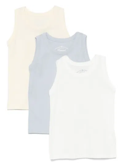 Bonpoint Kids' Athis Tank Top (pack Of Three) In Blue