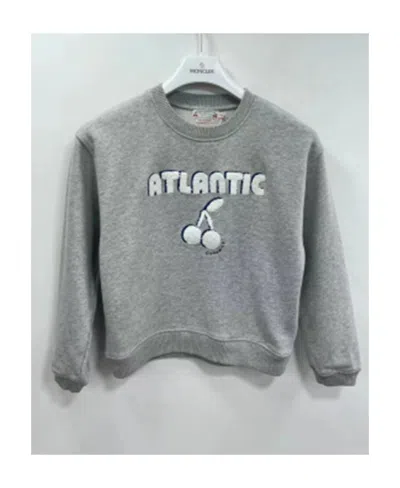 Bonpoint Atlantic-appliqué Sweatshirt In Gray