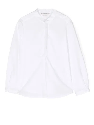 Bonpoint Kids' Auguste Button-up Shirt In White