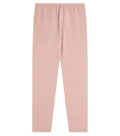 Bonpoint Kids' Aurelius Cotton-blend Leggings In Pink