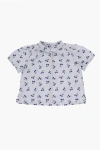Bonpoint Awning Striped Blouse With All-over Cherry Print
