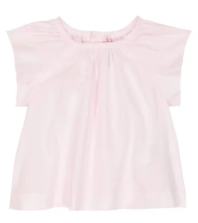 Bonpoint Baby Alisia Cotton Top In Pink