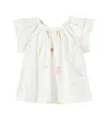 Bonpoint Baby Alisia Printed Cotton Poplin Blouse In Multicoloured