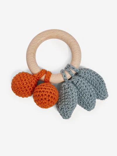 Bonpoint Baby Boys Be Cherry Mini Crochet Rattle In Multicoloured
