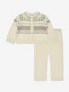 Bonpoint Grifin Geometric-pattern Set In Ivory