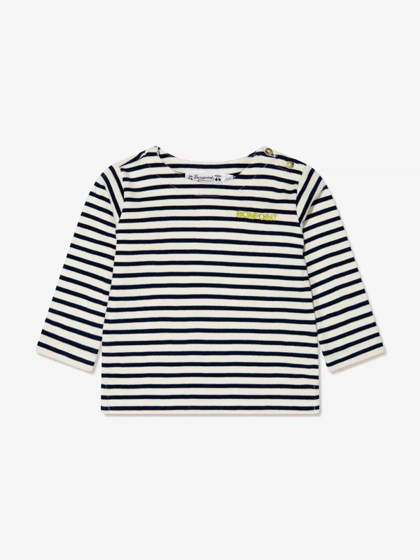 T-shirt à Manches Longues Rayé Pour Bébé Garçon Noppies - Doux Et Confortable - Certifié GRS - Taille Garçon - 3