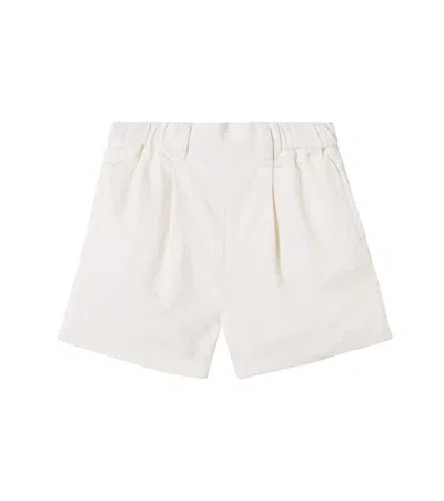 Bonpoint Baby Cotton Shorts In White