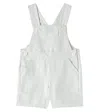 Bonpoint Baby Farell Cotton And Linen Overalls In Grey