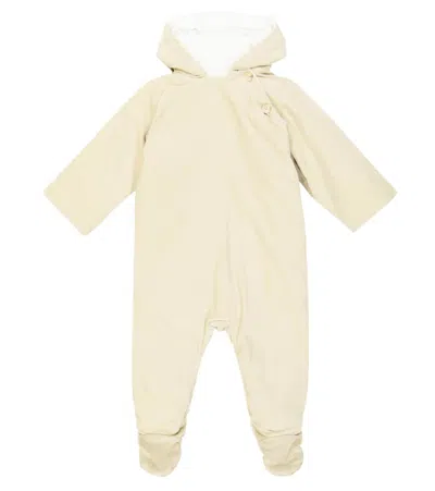 Bonpoint Baby February Corduroy Onesie In Beige