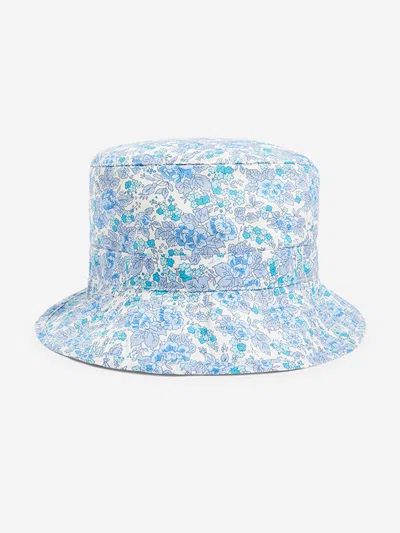 Bonpoint Baby Floral Piob Hat In Blue