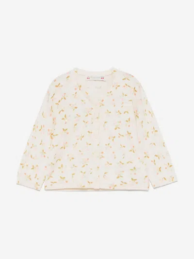 Bonpoint Baby Girls Azia Cardigan In White