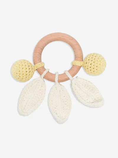 Bonpoint Baby Girls Be Cherry Mini Crochet Rattle In Multicoloured