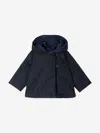 Bonpoint Girl's Bonno Cherry Embroidered Jacket In Blue