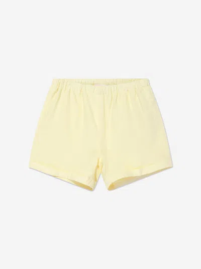 Bonpoint Babies' Candy Cotton Shorts In Yellow