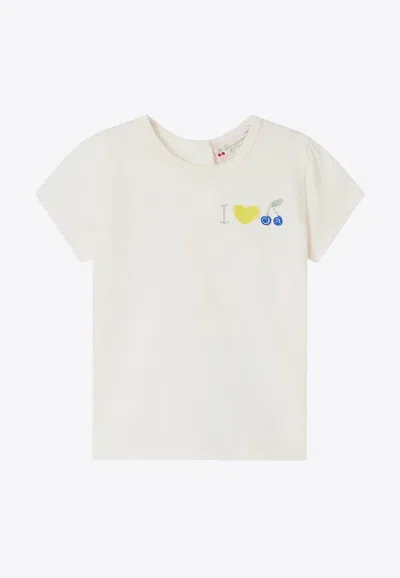 Bonpoint Babies' Cira Cotton T-shirt In White