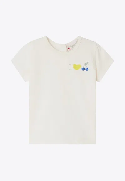 BONPOINT BABY GIRLS CIRA EMBROIDERED CREWNECK T-SHIRT