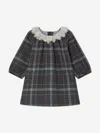 Bonpoint Baby Girls Flavili Checked Dress In Black