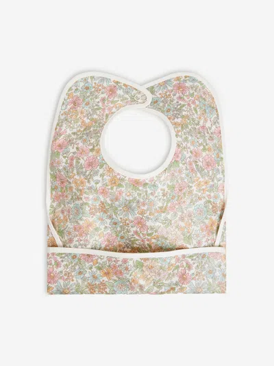 Bonpoint Baby Girls Floral Bavoir Clip Bib In Pink