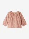 Bonpoint Baby Girls Floral Domino Blouse In Pink