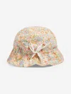 Bonpoint Baby Girls Floral Grigri Hat In Pink