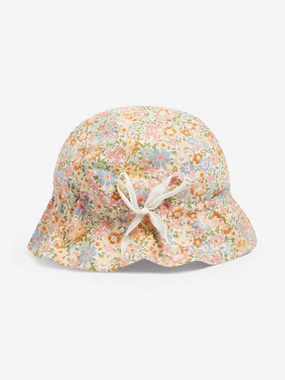 Bonpoint Baby Girls Floral Grigri Hat In Pink