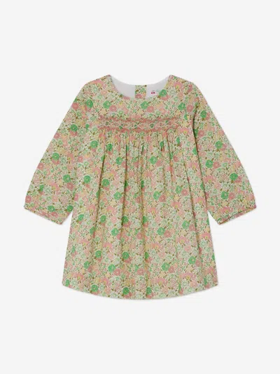 Bonpoint Baby Girls Floral Smocked Felicie Dress In Multi