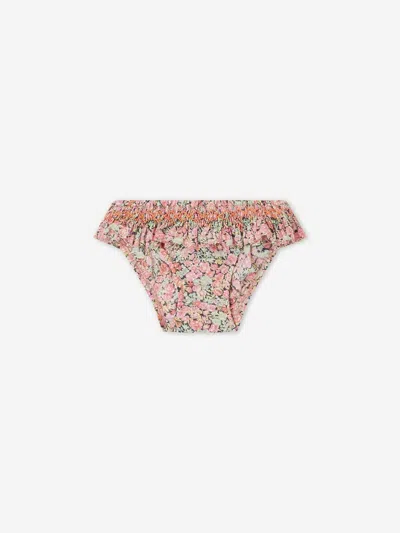 Bonpoint Baby Girls Floral Swim Briefs In Multicoloured